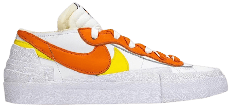 UA Nike Blazer Low Sacai White Magma Orange