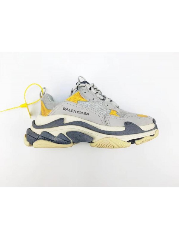 UA Triple S Grey Yellow Sneakers Online