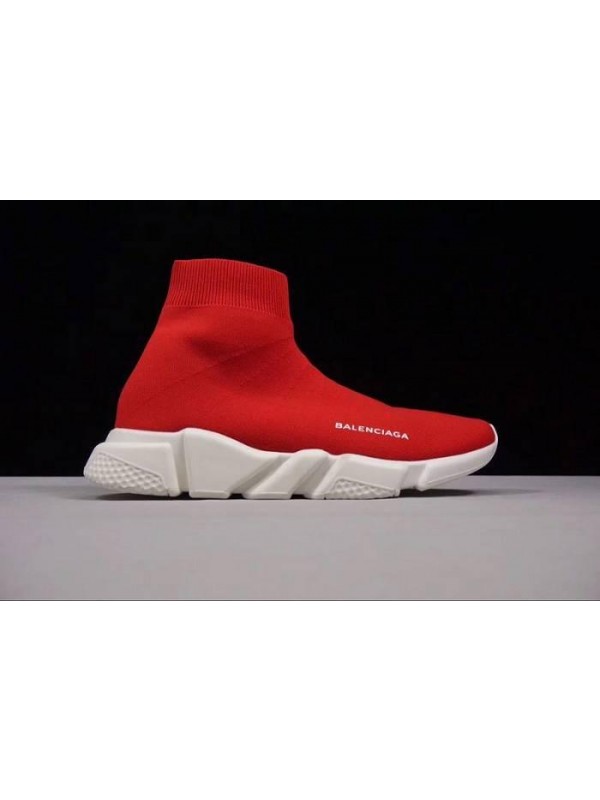 UA Speed Stretch-Knit Red Mid Sneakers Online