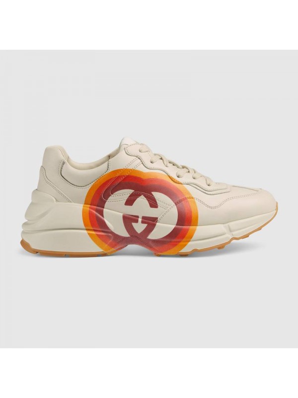 UA Gucci Rhyton sneaker with Interlocking G and heart Online