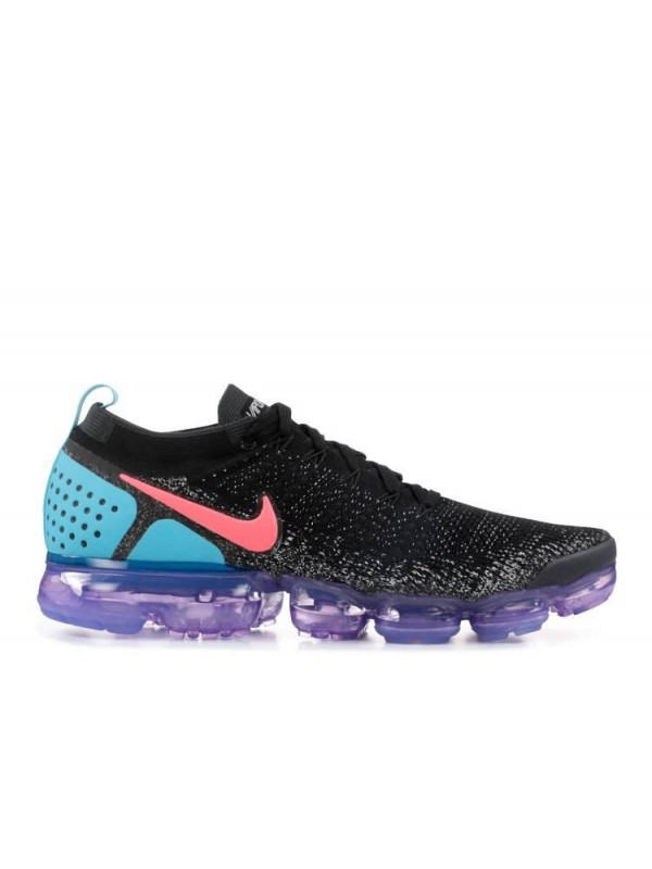 UA Air Vapormax Flyknit 2 Black Blue Purple With Red Logo Online