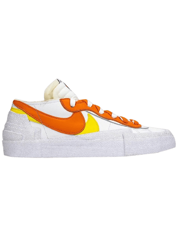 UA Nike Blazer Low Sacai White Magma Orange