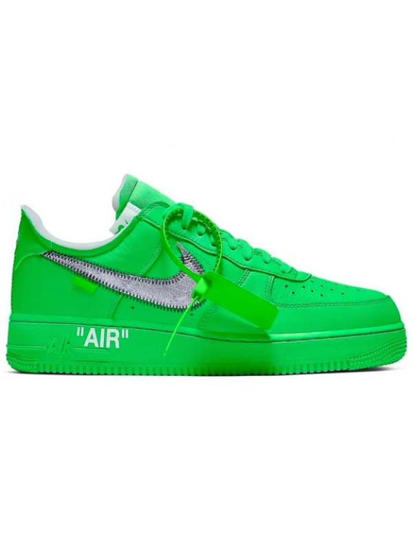 UA Nike Air Force 1 Low Off-White Light Green Spark